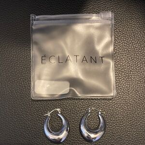 Silver Hoop Earrings